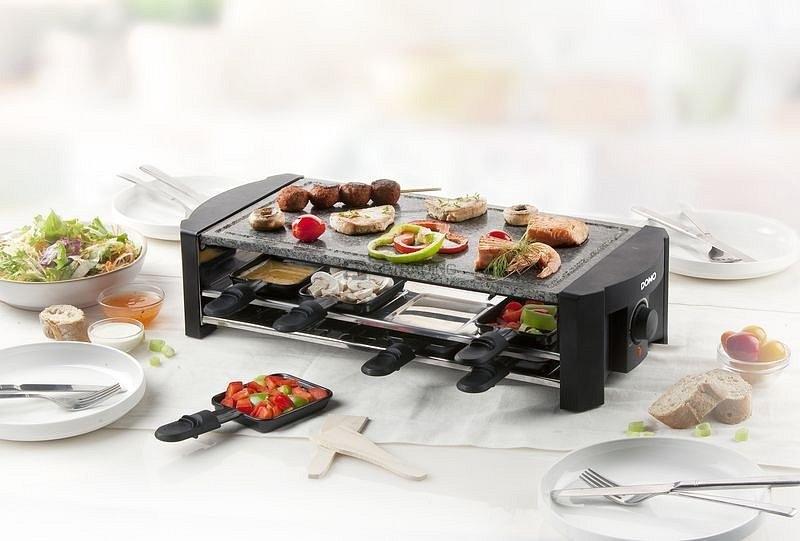 DOMO DO9186G Raclette gril z prírodného kameňa